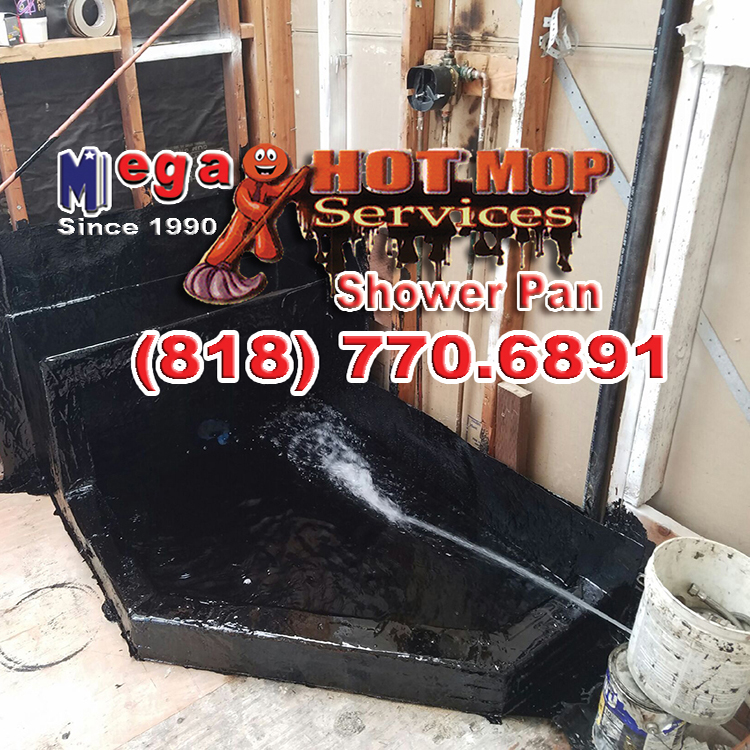 Mega Hot Mop Shower Pan Hot Mop